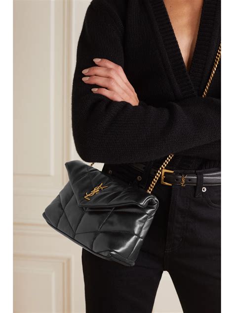 toy yves saint laurent|Saint Laurent Toy Loulou Puffer Quilted Satin Shoulder Bag.